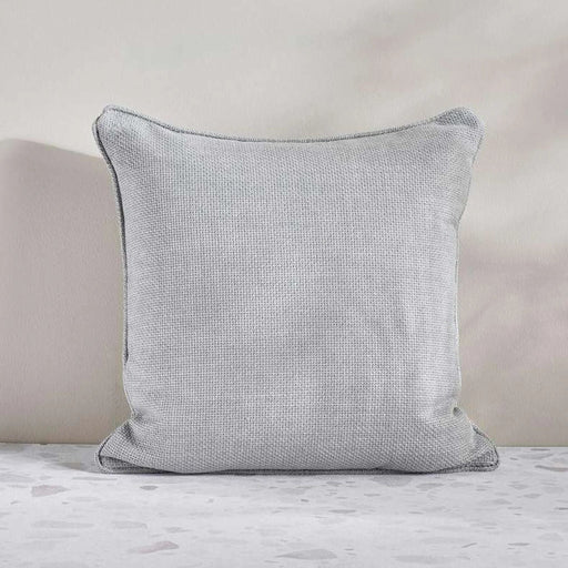 Clifton Textured Down Alternative Filled Cushion 48X48Cm - Light Blue Pan Home