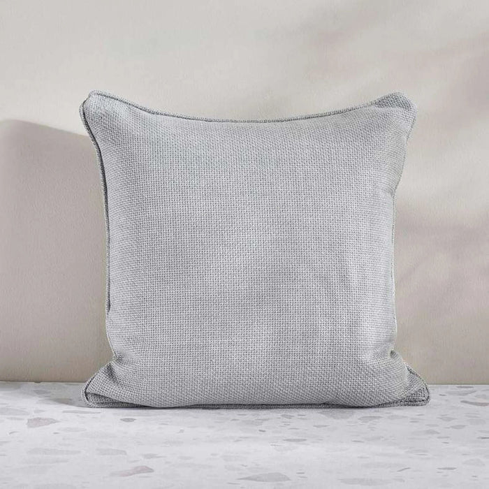 Clifton Textured Down Alternative Filled Cushion 48X48Cm - Light Blue Pan Home