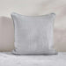Clifton Textured Down Alternative Filled Cushion 48X48Cm - Light Blue Pan Home