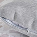 Clifton Textured Down Alternative Filled Cushion 48X48Cm - Light Blue Pan Home