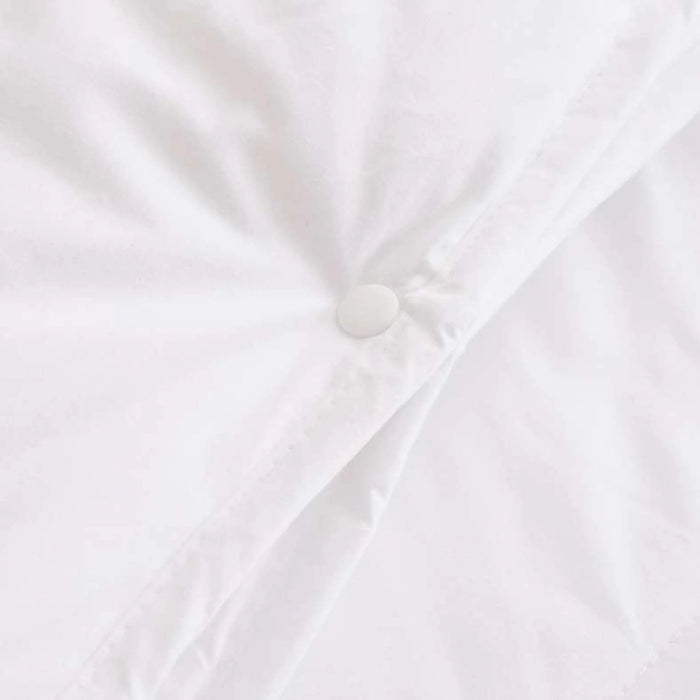 Climacomfort 2 Layer 12 Tog All Season Down Alternative Warmest Full Duvet 160X200Cm - White Pan Home