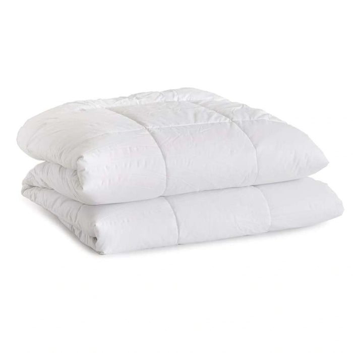 Climacomfort 2 Layer 12 Tog All Season Down Alternative Warmest Full Duvet 160X200Cm - White Pan Home
