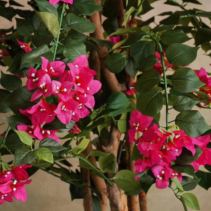 Climbing Bougainvillea Artificial Tree H120Cm - Fuschia Pan Home