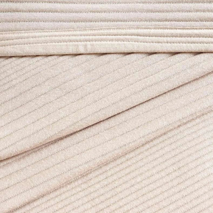 Cloud Comfort Quilted Premium Jersey 3-Piece Bedspread Set 220X240Cm - Beige