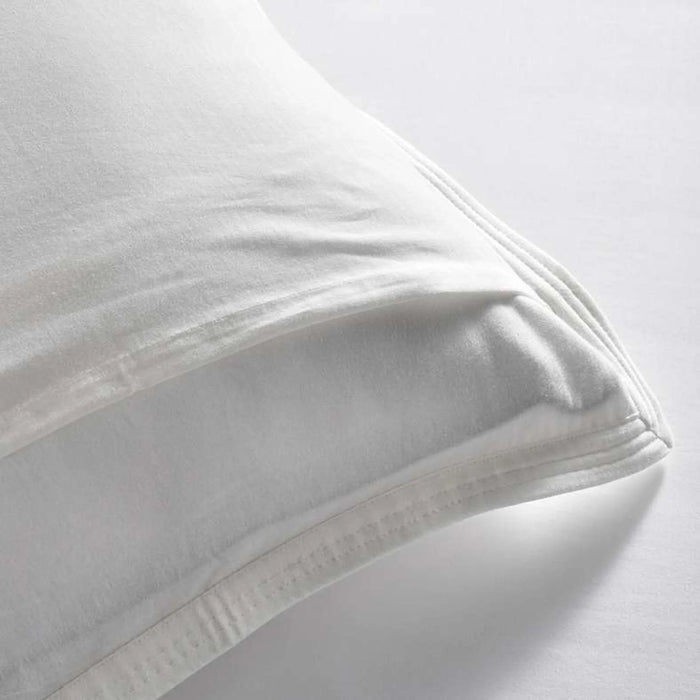 Cloud Comfort Quilted Premium Jersey 3-Piece Bedspread Set  220X240Cm - White