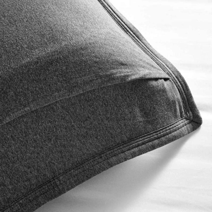 Cloud Melange Quilted Premium Jersey 3-Piece Bedspread Set 220X240Cm - Anthracite