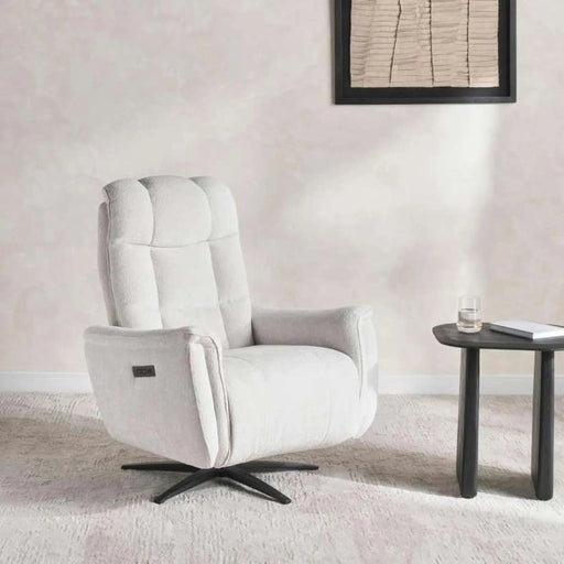 Cloudlet Single Seater  Recliner  (Electric) Off White Pan Home