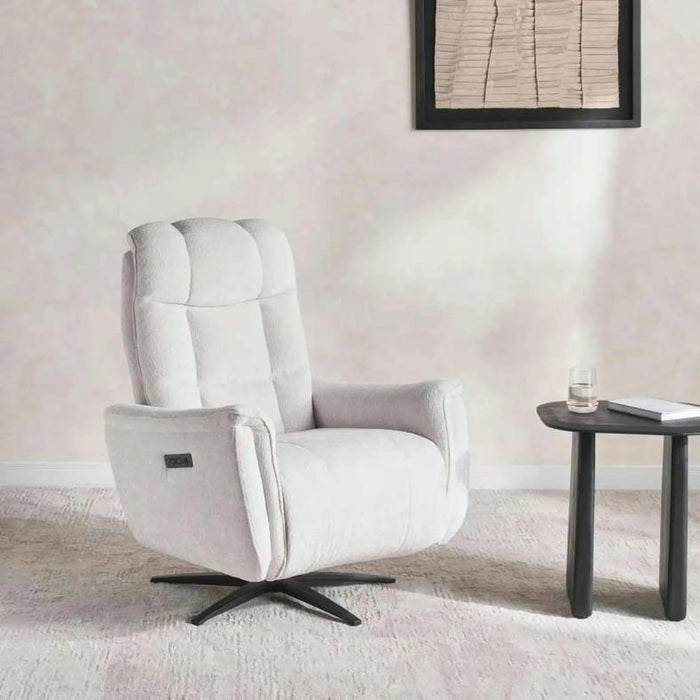 Cloudlet Single Seater  Recliner  (Electric) Off White Pan Home