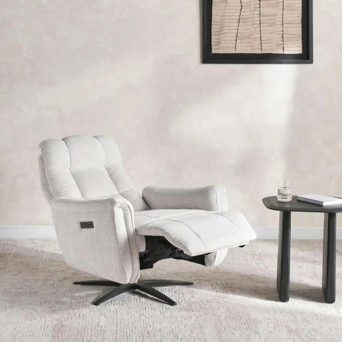 Cloudlet Single Seater  Recliner  (Electric) Off White Pan Home