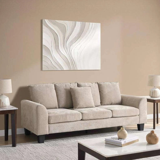 Coasta 3 Seater Sofa - Beige Pan Home