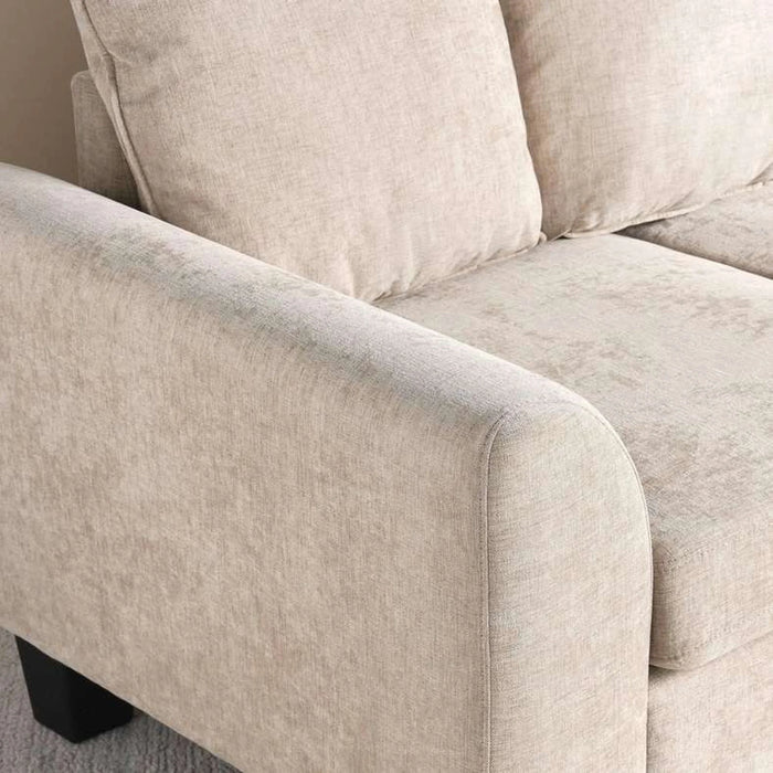 Coasta 3 Seater Sofa - Beige Pan Home
