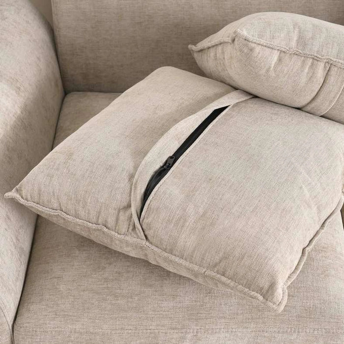 Coasta 3 Seater Sofa - Beige Pan Home