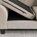Coasta 3 Seater Sofa - Beige Pan Home