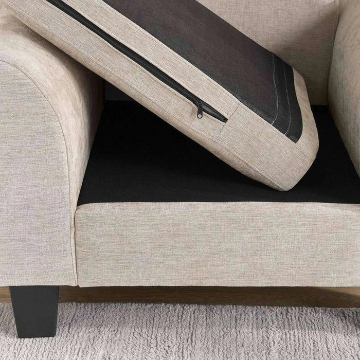 Coasta Single  Seater Sofa - Beige Pan Home