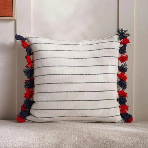 Cobo Cushion Cover With Tassels 45X45Cm - Navy Pan Home