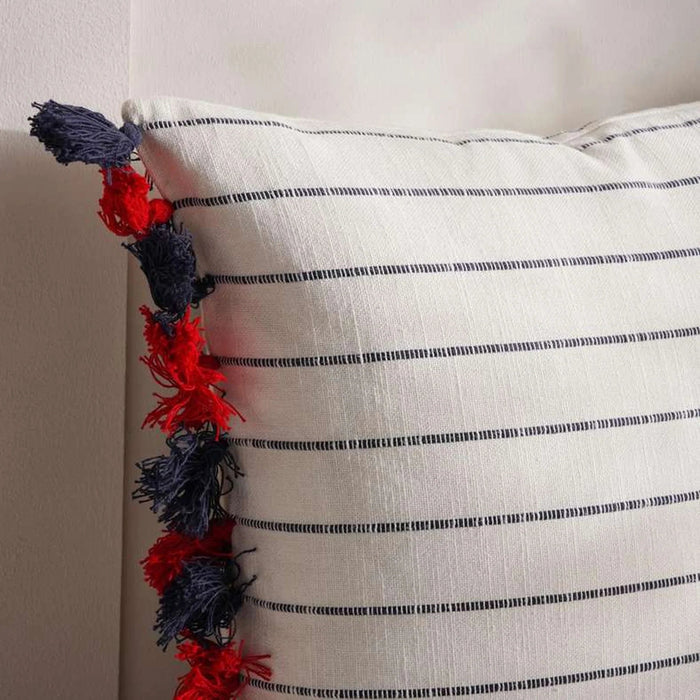 Cobo Cushion Cover With Tassels 45X45Cm - Navy Pan Home