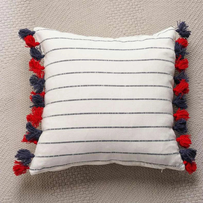 Cobo Cushion Cover With Tassels 45X45Cm - Navy Pan Home