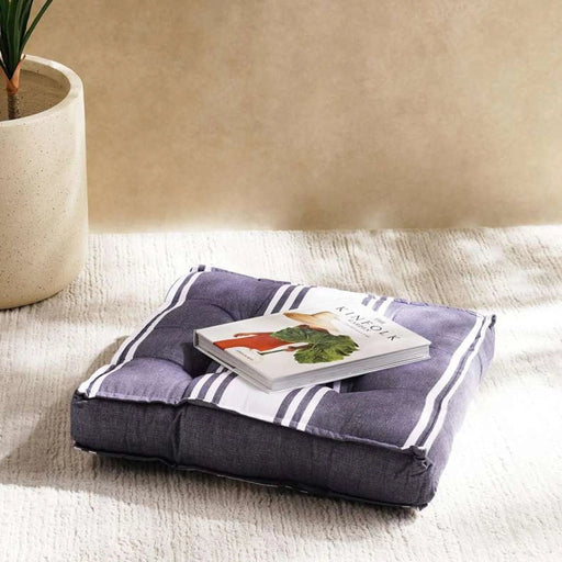 Cobo Floor Cushion 45X45+10Cm - Navy Pan Home