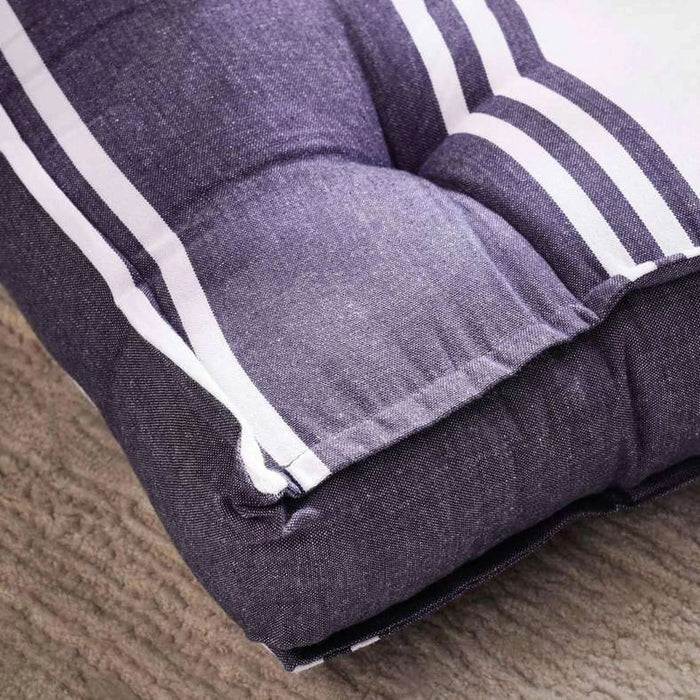 Cobo Floor Cushion 45X45+10Cm - Navy Pan Home