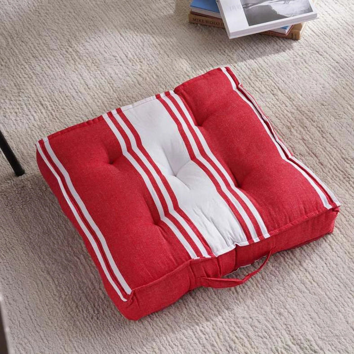 Cobo Floor Cushion 45X45+10Cm - Red Pan Home