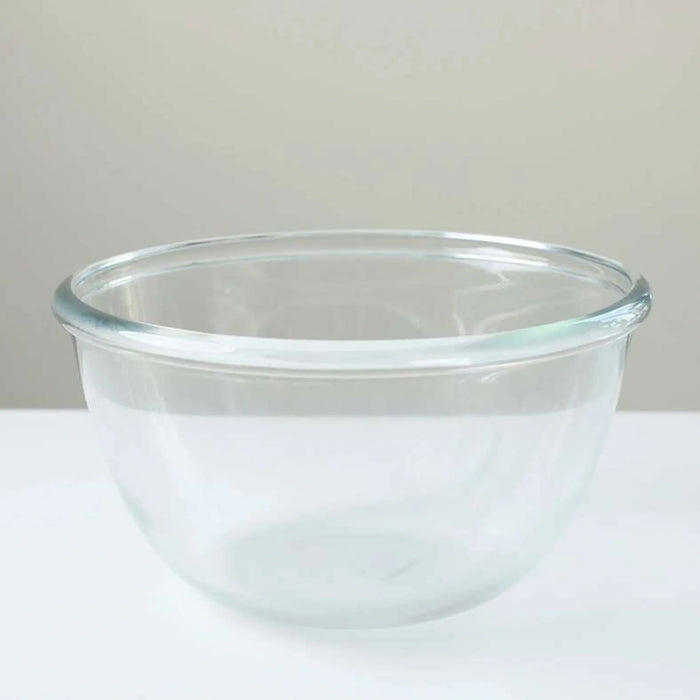 Cocoon Tempered Serving Bowl D24Cm - Clear Pan Home