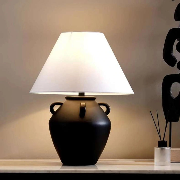 Colber E27 Ceramic Table Lamp 43X58.5Cm - Black