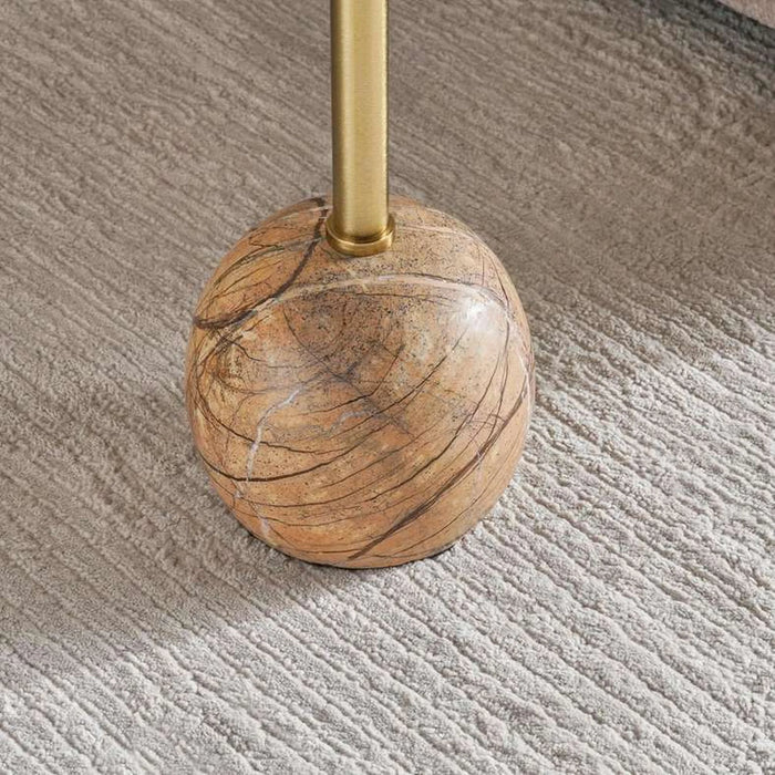 Colette Accent Table Iron - Brown & Gold