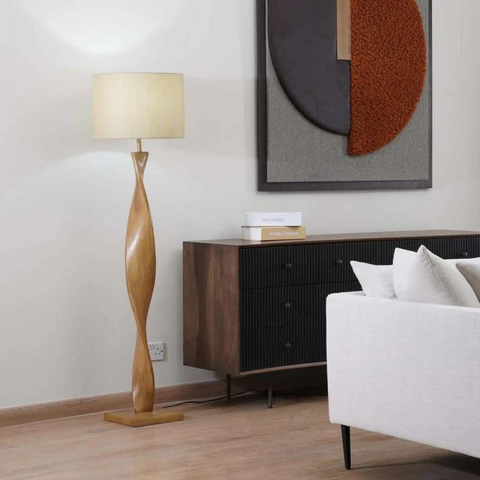 Colin E27 Floor Lamp Dia 40X150Cm - Natural