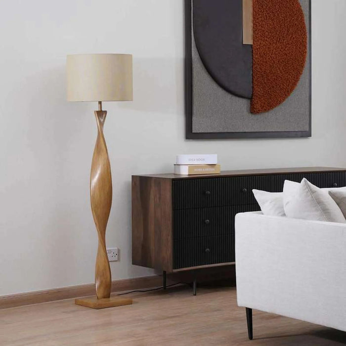 Colin E27 Floor Lamp Dia 40X150Cm - Natural