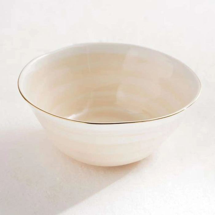 Color Whirl Porcelain Cereal Bowl Dia16Cm -Beige