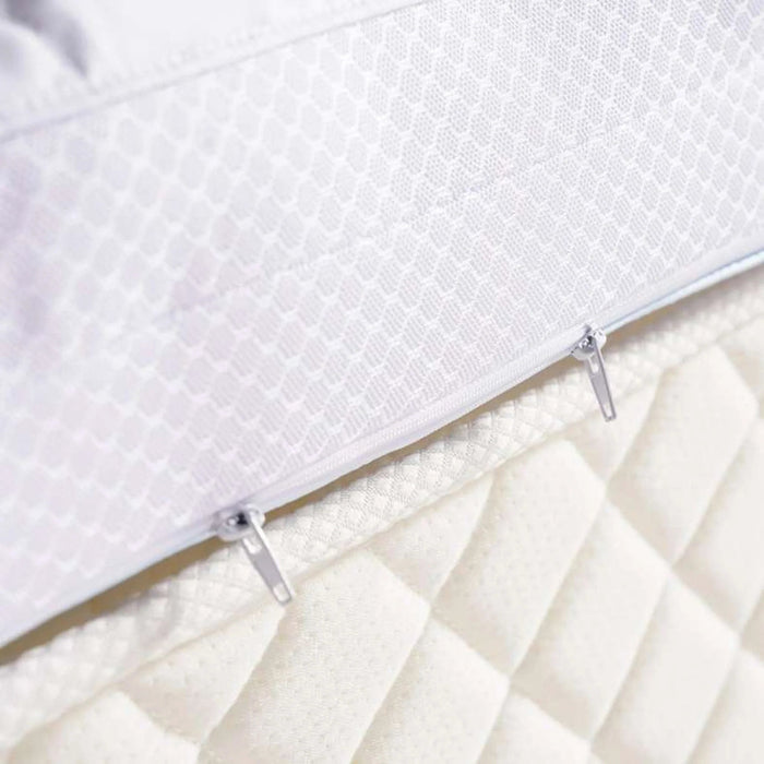 Comfort Bliss Hybrid Memory Foam Mattress Topper 120X200+8Cm - White Pan Home