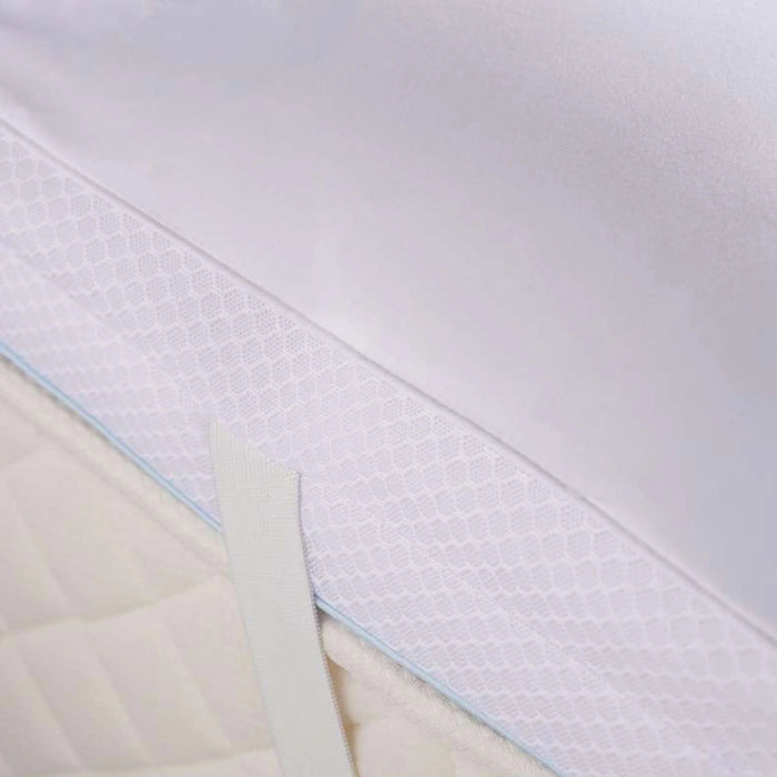 Comfort Bliss Hybrid Memory Foam Mattress Topper 200X200+8Cm - White Pan Home