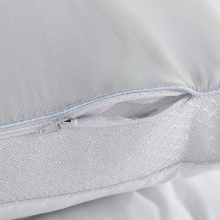 Comfort Bliss Hybrid Memory Foam Pillow 45X70+5Cm - White Pan Home