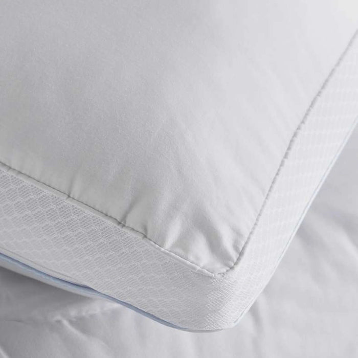 Comfort Bliss Hybrid Memory Foam Pillow 45X70+5Cm - White Pan Home