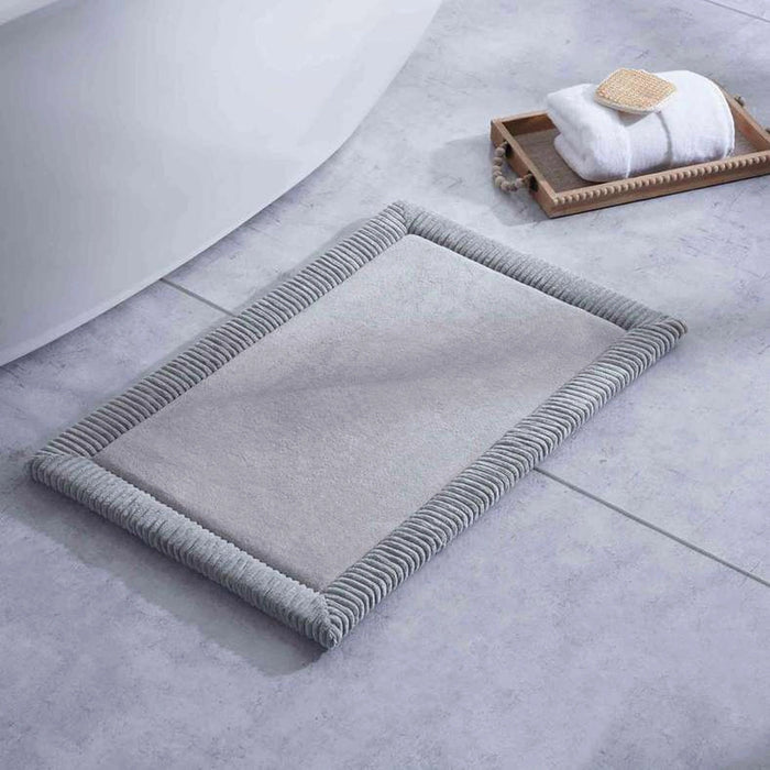 Comfort Memory Foam Bathmat - Grey - 50x80 cm Pan Home