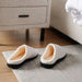 Comfy Close Toe Bedroom Slipper 42/43 - Grey Pan Home