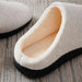 Comfy Close Toe Bedroom Slipper 42/43 - Grey Pan Home