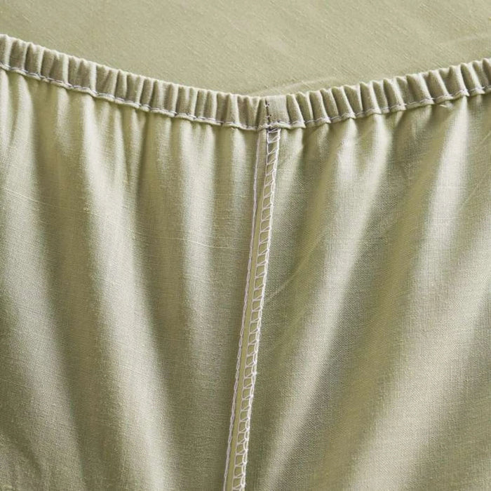 Comfy Kids 144Tc Cotton Rich Single Fitted Sheet  90X200+25Cm - Sage