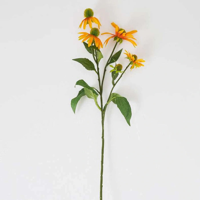 Cone Flower Artificial Stem 22.86X22.86X73.66Cm- Yellow Pan Home