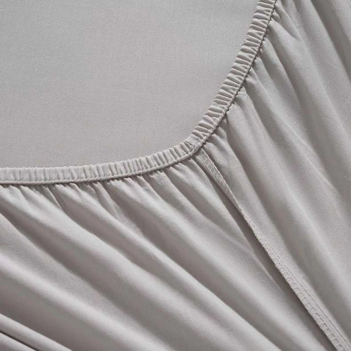 Conscious Eucacel Fitted Sheet 160X200+33Cm - Vapour Grey
