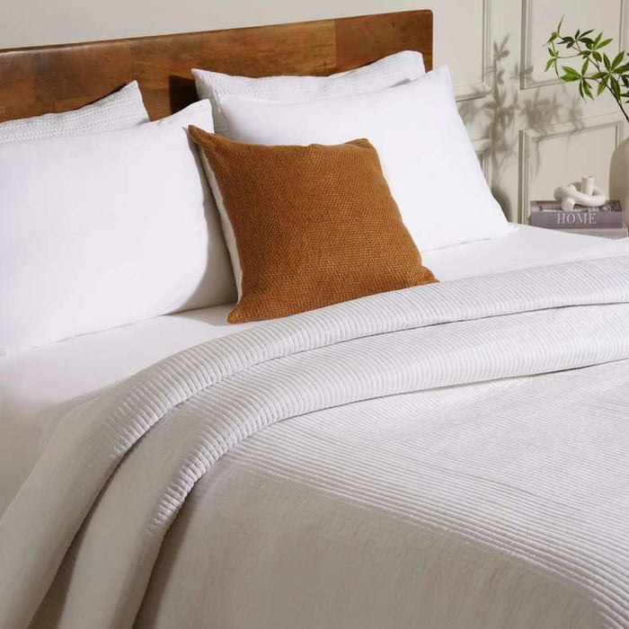 Conscious Eucacel Quilted Bedspread - 220X240 Cm - Bright White