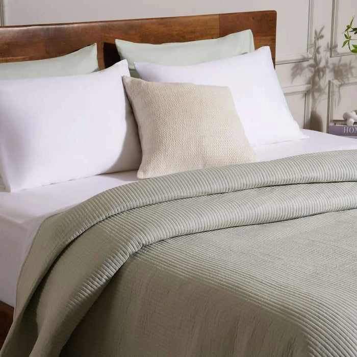 Conscious Eucacel Quilted Bedspread 220X240Cm - Mercury
