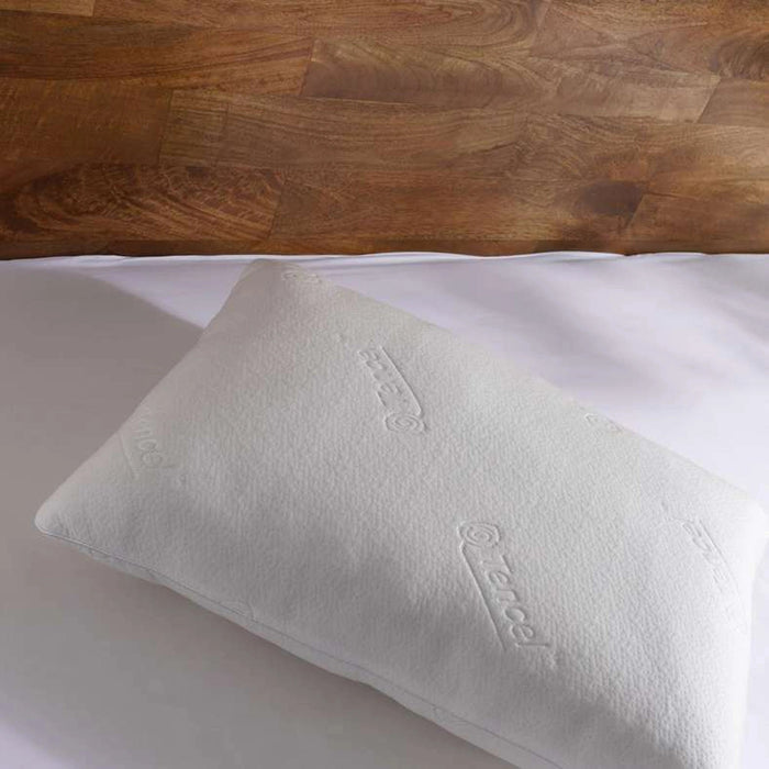 Conscious Tencel Pillow - White Pan Home