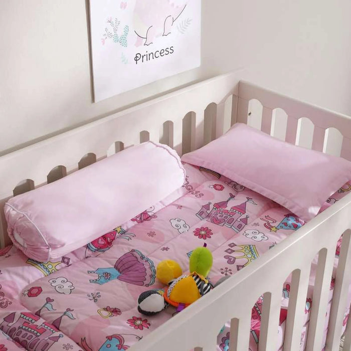 Cool Dream Tencel Junior Pillow 26X42Cm + Junior Bolster16X50Cm - Pink