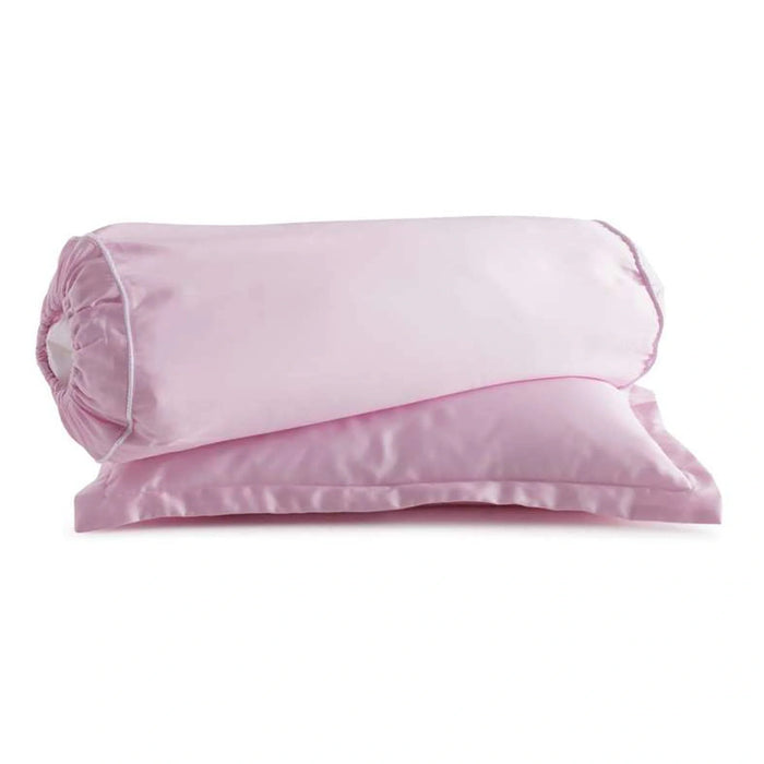 Cool Dream Tencel Junior Pillow 26X42Cm + Junior Bolster16X50Cm - Pink
