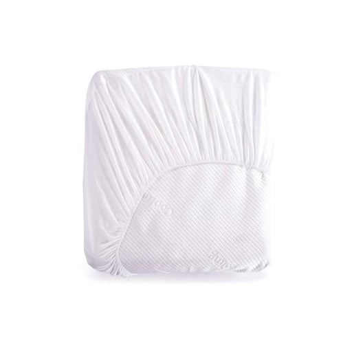 Cooling Jacquard Waterproof Mattress Protector -White Pan Home
