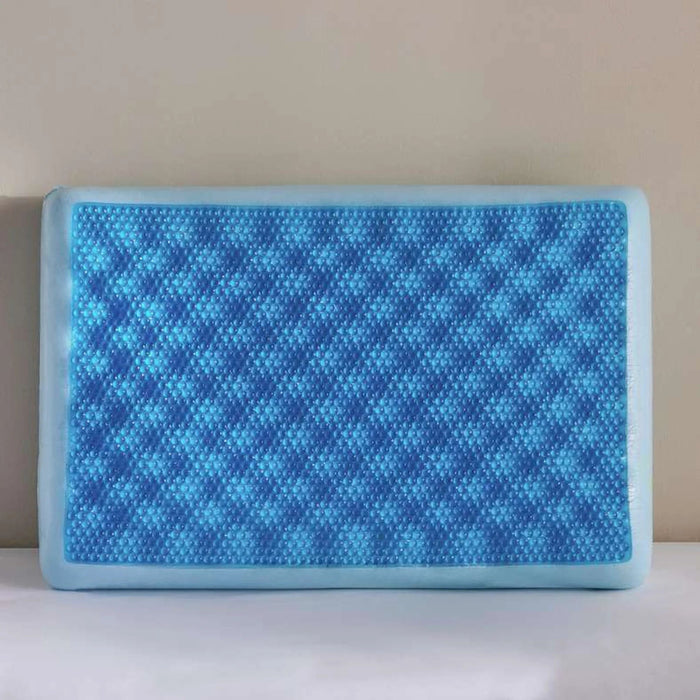 Coolsense Gel Beaded Memory Foam Pillow 40X60X14Cm - Aqua Pan Home