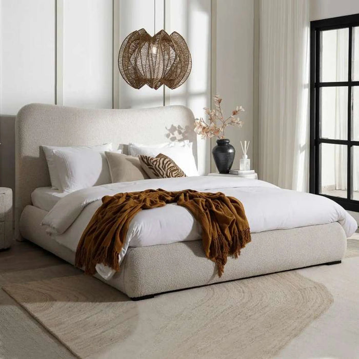 Coolwave Super King Bed 200X200 Cm - Beige