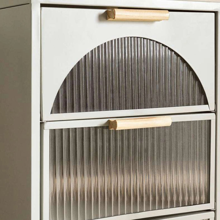 Cooper Display Cabinet With 5 Drawer Metal - Blue