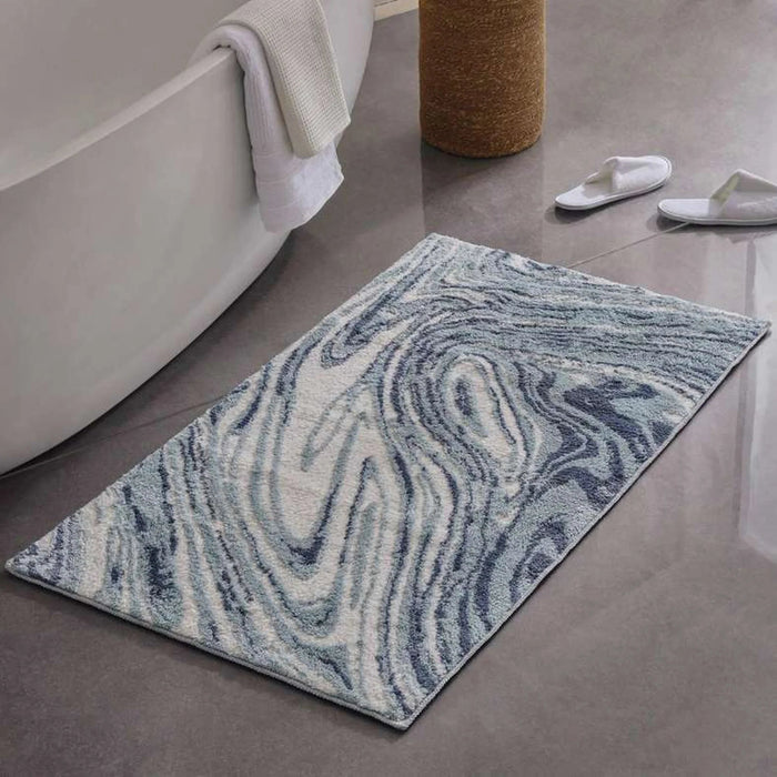 Cooper Ultraplush Anti-Slip Bathmat 70X120Cm - Blue Pan Home